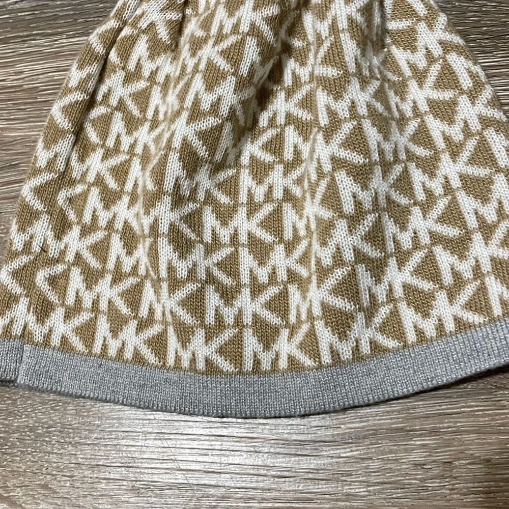 Michael Kors Kids' Tan and White Cap